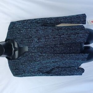 Xscape by Joanna Chen Black and Blue Sparkle 2 pc Mother of Bride Size medium